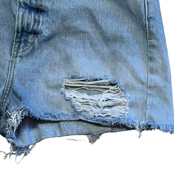 BDG Urban Outfitters girlfriend high-rise distressed denim cut off shorts - Picture 5 of 10